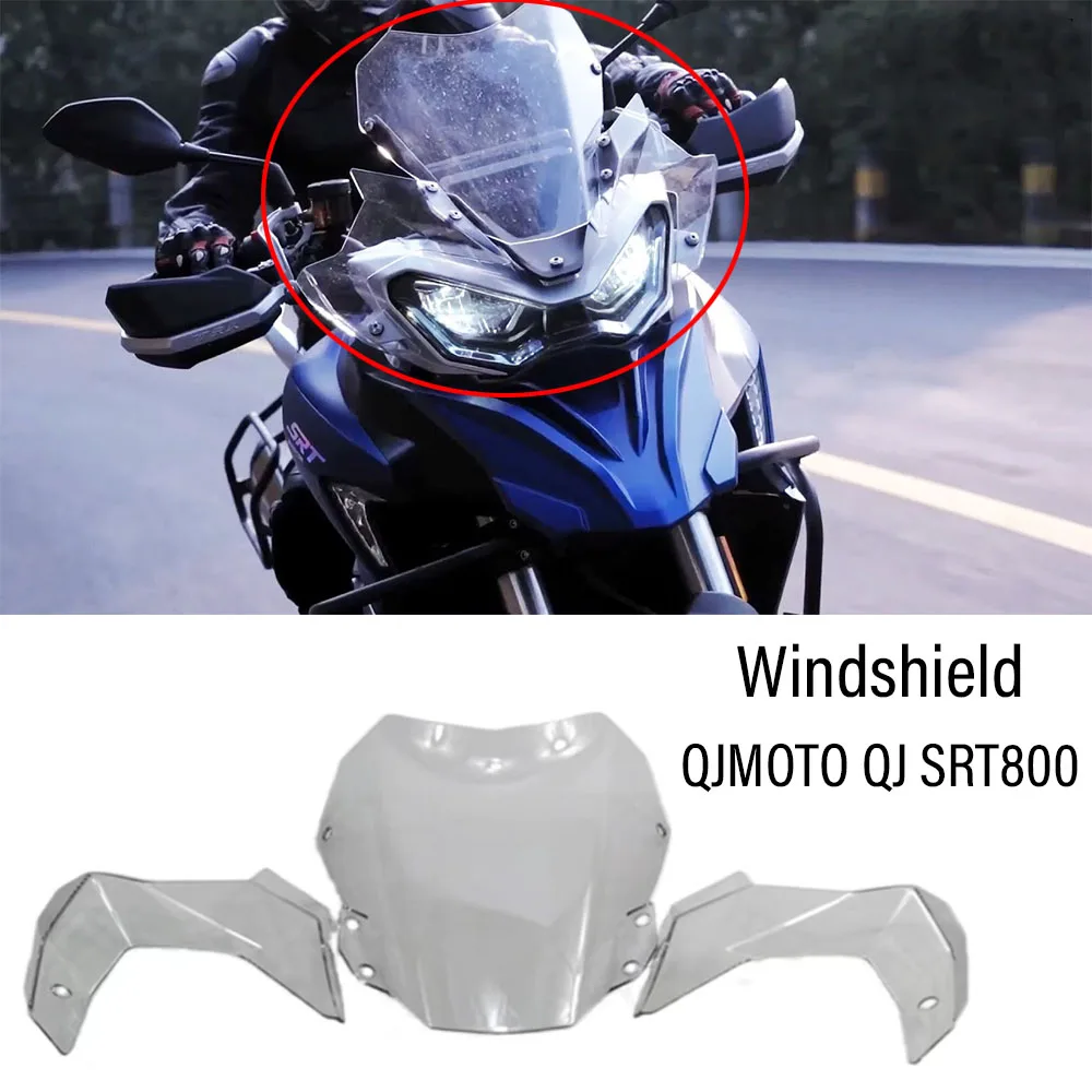 

New For QJMOTO SRT800 Original Accessories Windshield Sports Windscreen Wind Deflector Fit SRT800X 800SRT SRT 800X 800