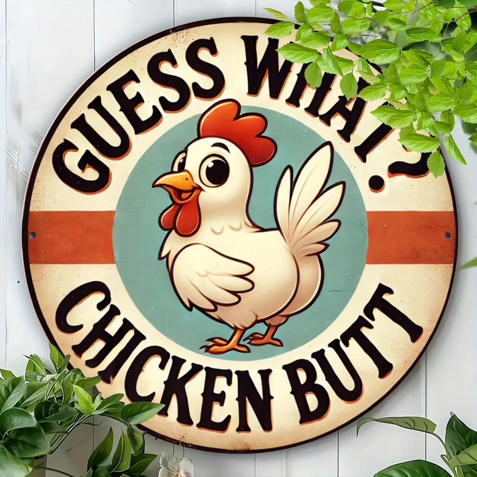 2D Flat, 1pc 7, 87x7, 87 Inch Aluminum Alloy Rooster Wall Art Sign - Rustic Farmhouse Decor with 