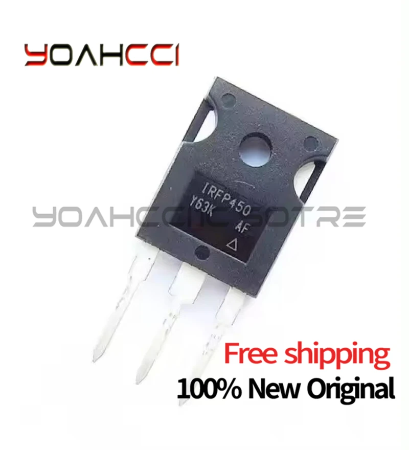 

10PCS/LOT New Original Import IRFP450PBF IRFP450 TO-247 500V 14A MOSFET Free shipping