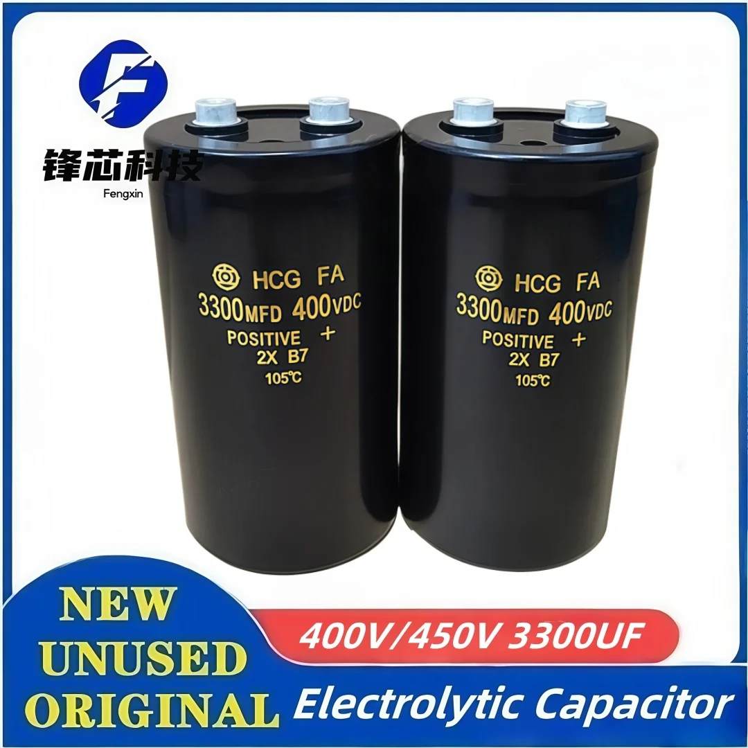 

400V 450V 3300UF 3300MFD 400VDC 450VDC HCGFA Aluminum Electrolytic Capacitor 400V3300UF 450V3300UF Screw Foot Bolt Capacitor