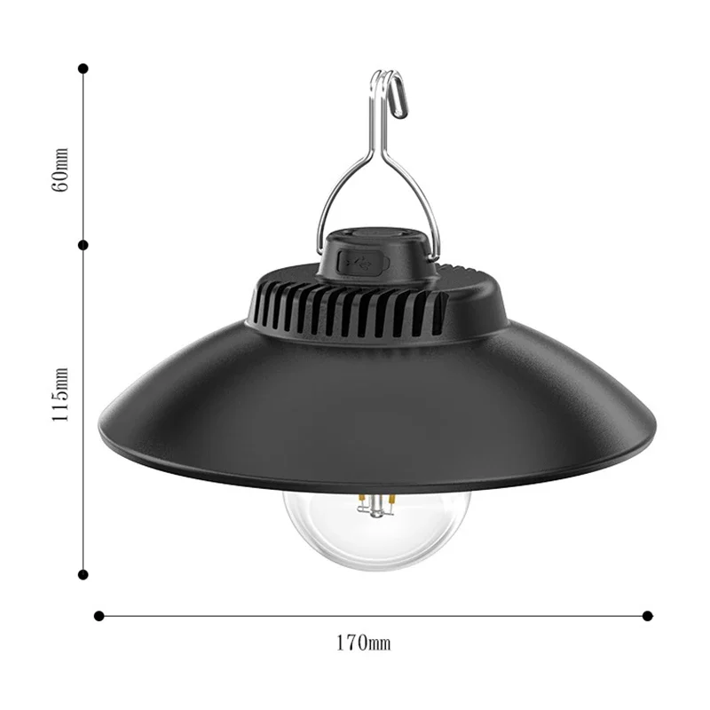 LED Outdoor Camping Ambient Light, Waterproof Tent Lamp, Portable Flashlight, 2 Lighting Modes, Hiking Lantern, Night Fishing