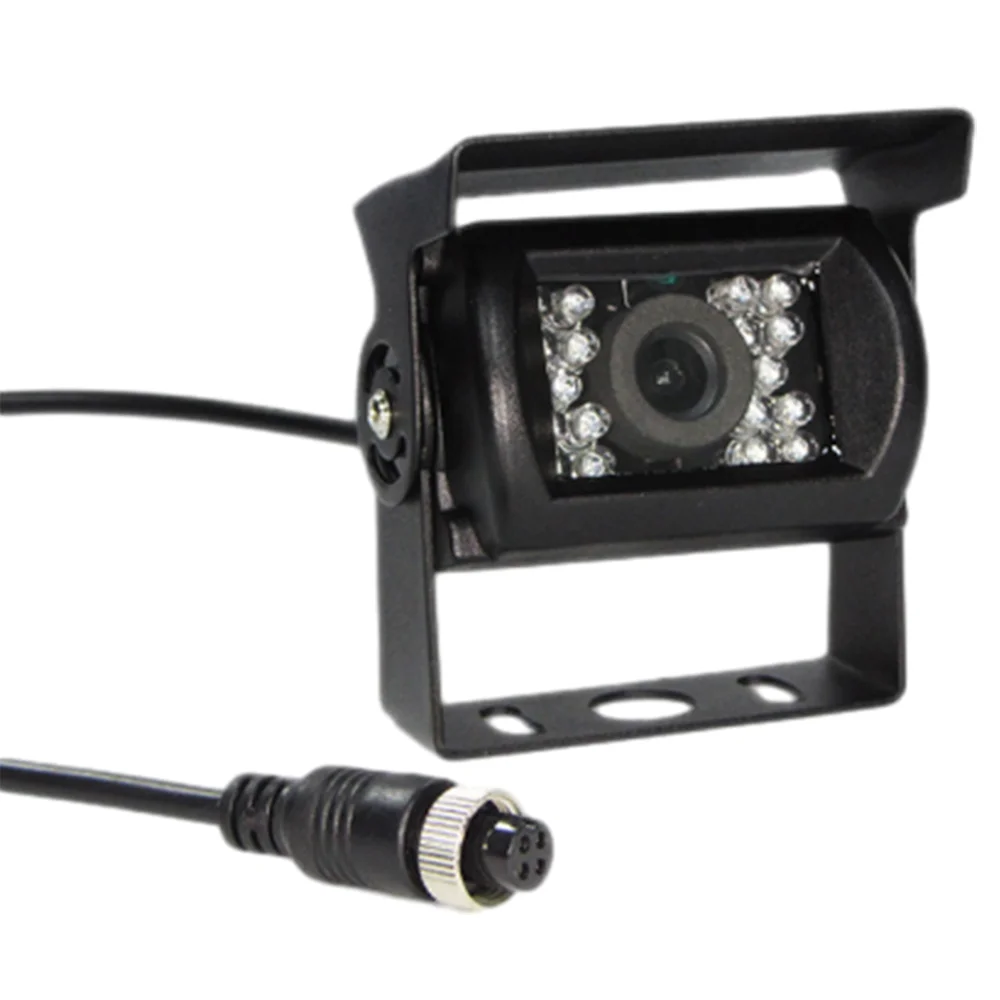 Car Front View Camera for Bus RV Truck Trailer Heavy Duty 4 Pins Connector Plug Cable  Truck Backup Camera