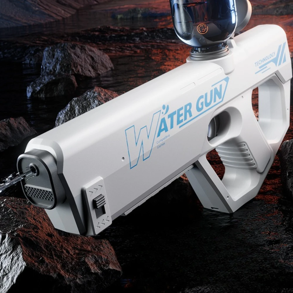New Electric Water Gun Three Modes for Battle Suitable for Adults Outdoor Use Children's Toys Water Spraying
