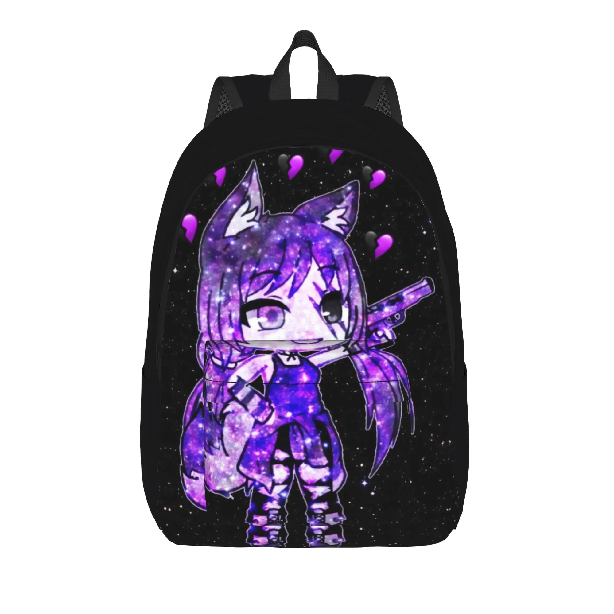 Cartoon Youthful Gacha Life Backpack  Style Backpacks Female University Big High School Bags Design Rucksack
