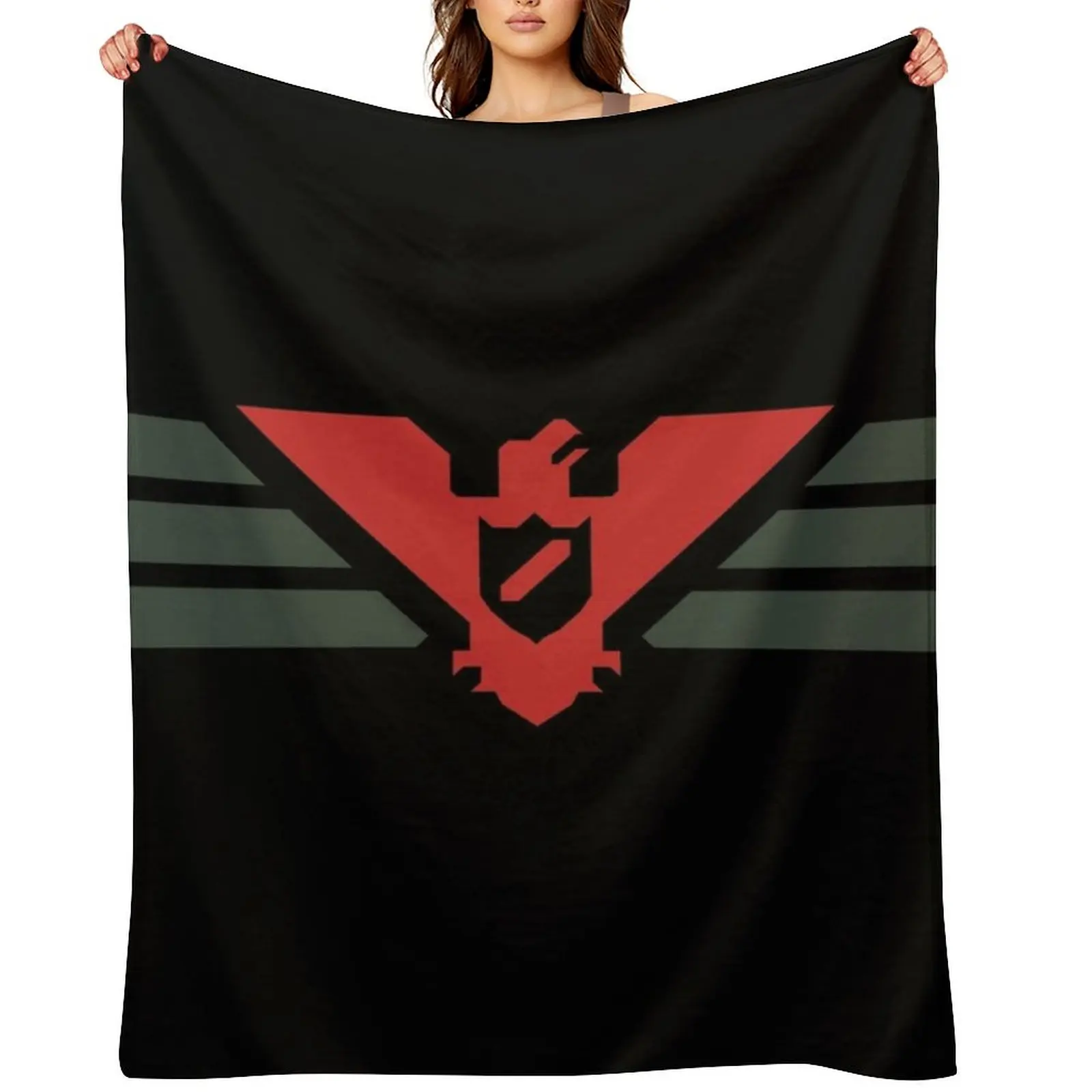 

Arstotzka Flag Throw Blanket Sofa Hairys Luxury halloween Blankets