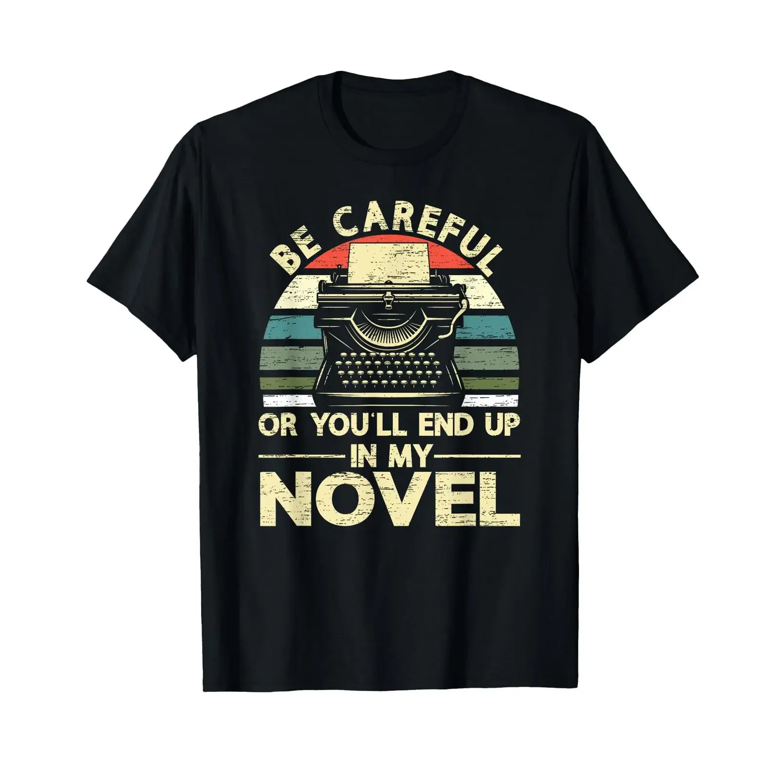 Funny Author Saying Vintage T Shirt black vintage Washed designer clothes Top For Everyday Wear Soft Breathable Comfortable