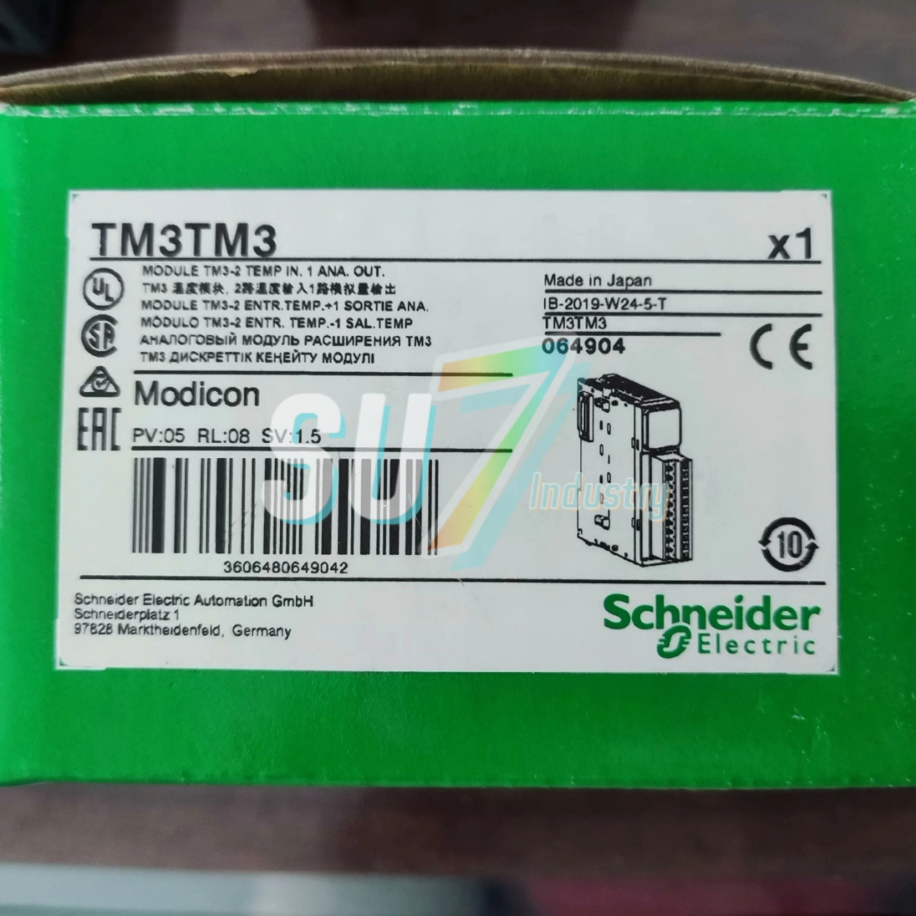 

Модуль ПЛК TM3TM3 TSXASY800, новый в коробке