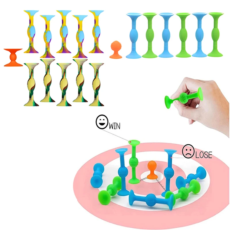7/11pcs Darts Sucker Game Set Indoor Outdoor Soft Suction Cup Throwing Drinking Game Parties Competition Bath Toys for Kids