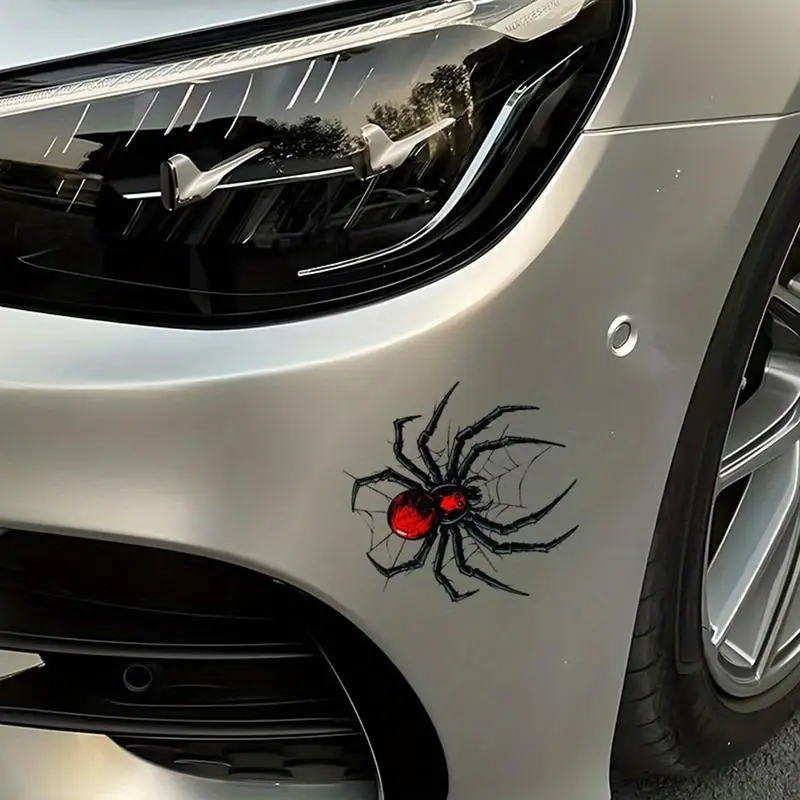 Car Sticker Animal Decals Cartoon Waterproof Spider Stickers Decorative Fashionable Auto Stickers for Car automobile Decoration