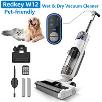 Redkey W12 Wireless Wet Dry Vacuum Cleaner Multi-Surface Smart Handheld Cordless Mop Floor Washer Self-Cleaning for Pet-friendly