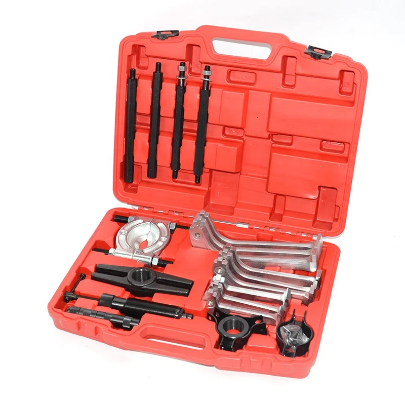 

Auto Car Repair Tool Kit Set Heavy Duty Hydraulic Gear Puller Kit 10 Ton Hydraulic Gear Jaw Bearing Separator Puller Set