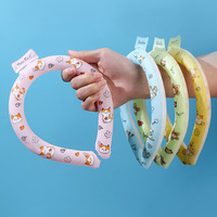 Summer Ice Cool Hanging Neck Collar for Heat Prevention and Cooling Office Ice Cool Neck Collar with Water Injection Neck Collar