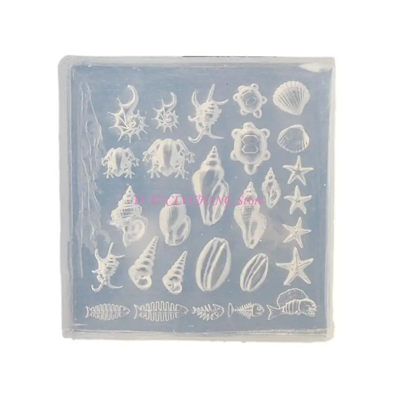 

N5KF Multifuntional Mold Styling Mold Sea Theme Small Accessories Moulds