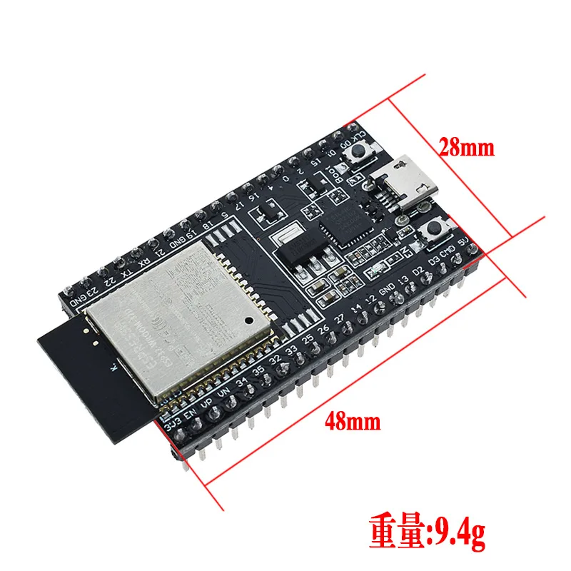 ESP32-DevKitC Development Board with 32D Module, Core Board Module, MOQ 2 PCS