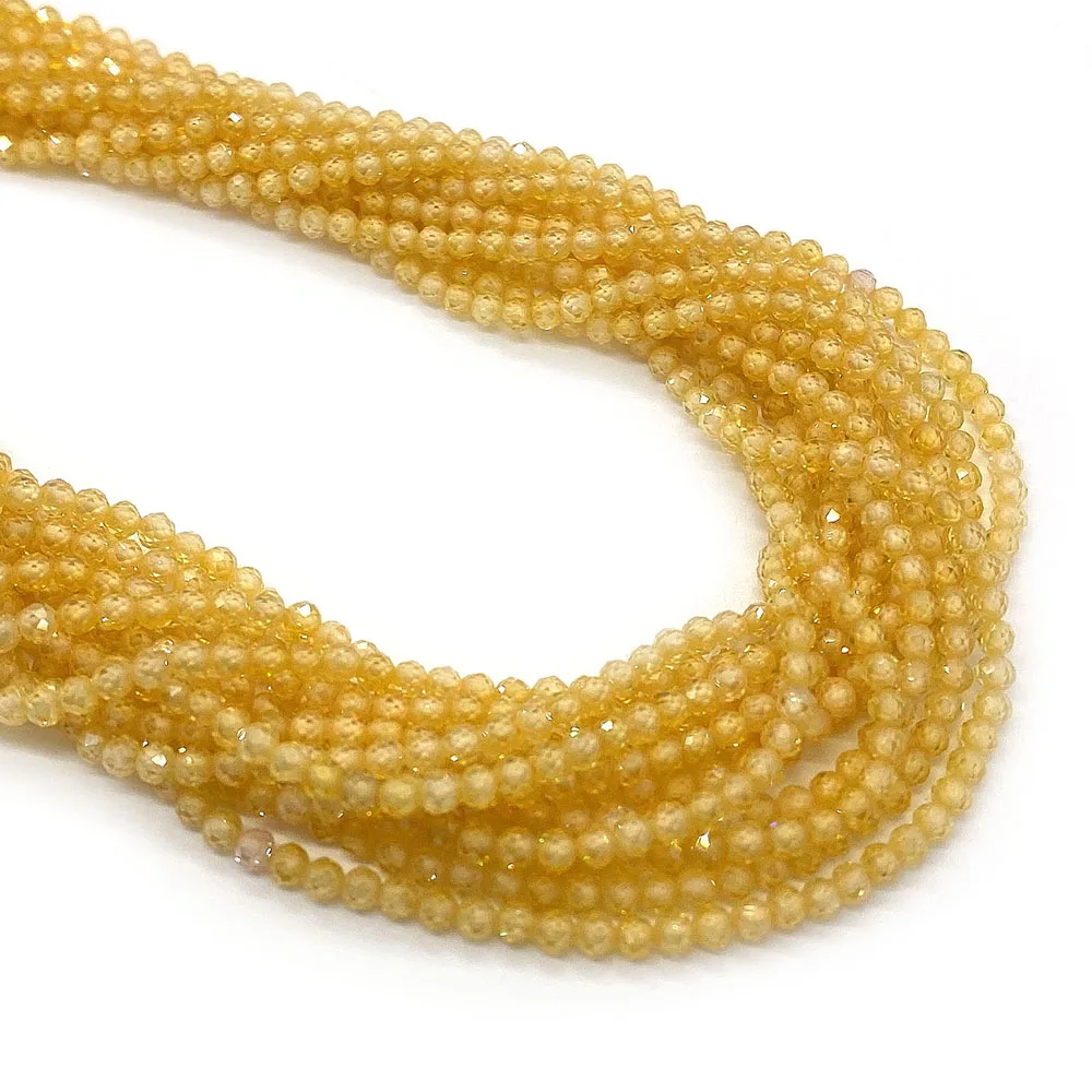 Perline classiche in pietra naturale sfaccettate con zirconi colorati squisiti gioielli fai da te che fanno collana di bracciali forniture regalo di