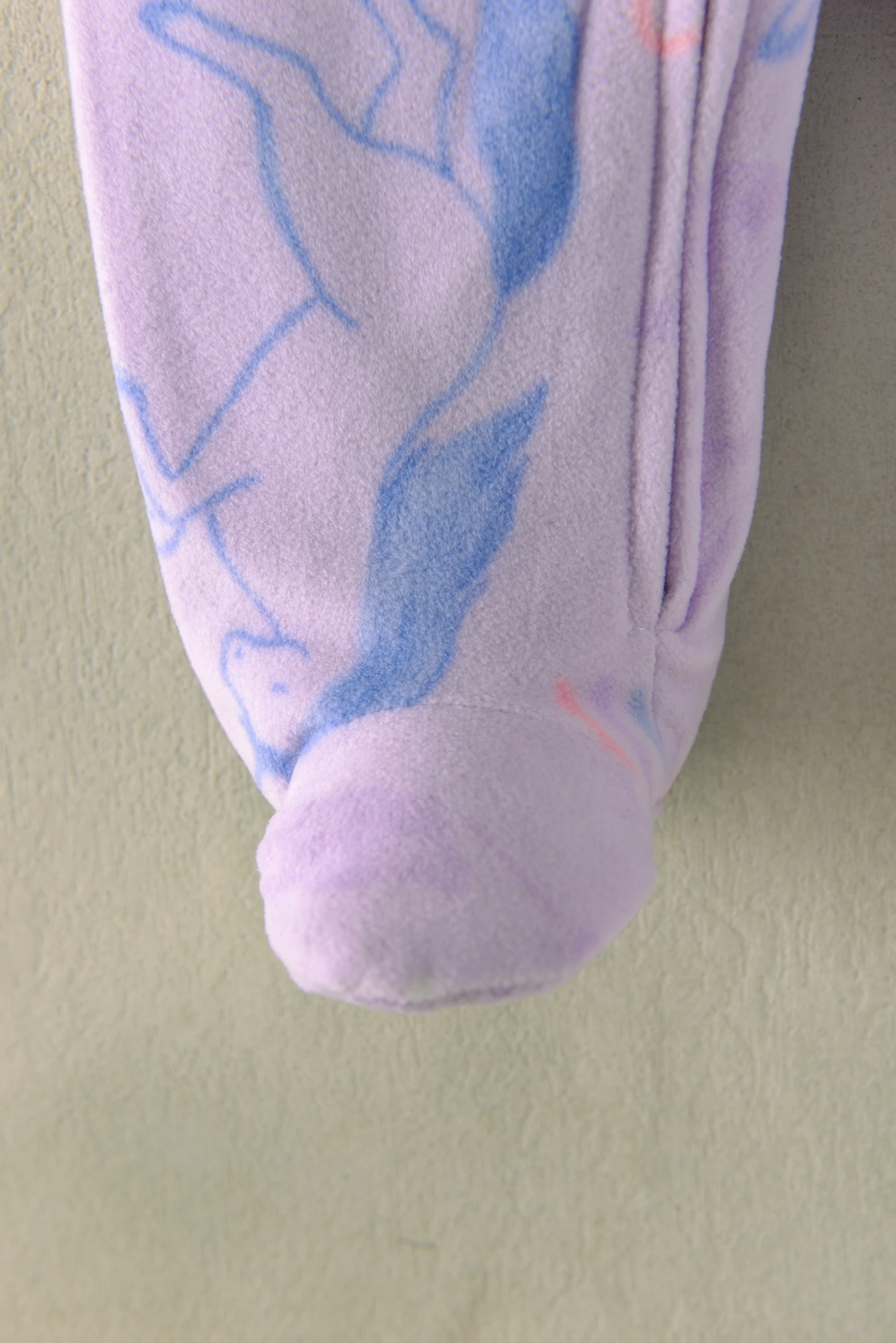 Baby-Mädchen-Strampler aus Polar-Fleece mit Füßlingen, mit Umweltfreundlichem Druck, Niedlicher Cartoon-Eule & Einhorn-Stickerei, Reißverschluss-Strampler, Herbst-Winter-Warme Babykleidung – Detail 9