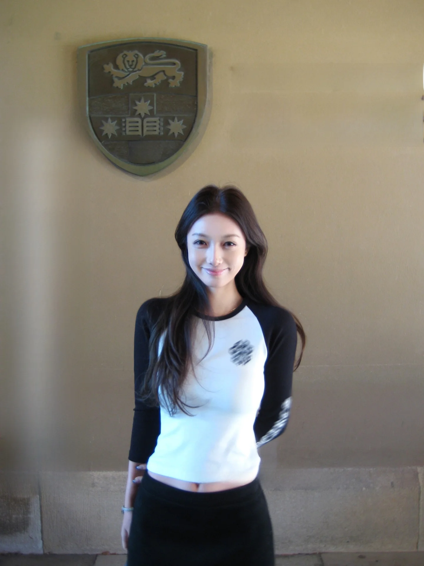 

Женская облегающая футболка Bankelili oulder Sve с принтом из хлопка и лиоцеллового волокна, повседневный круглый топ Ne Long Sve