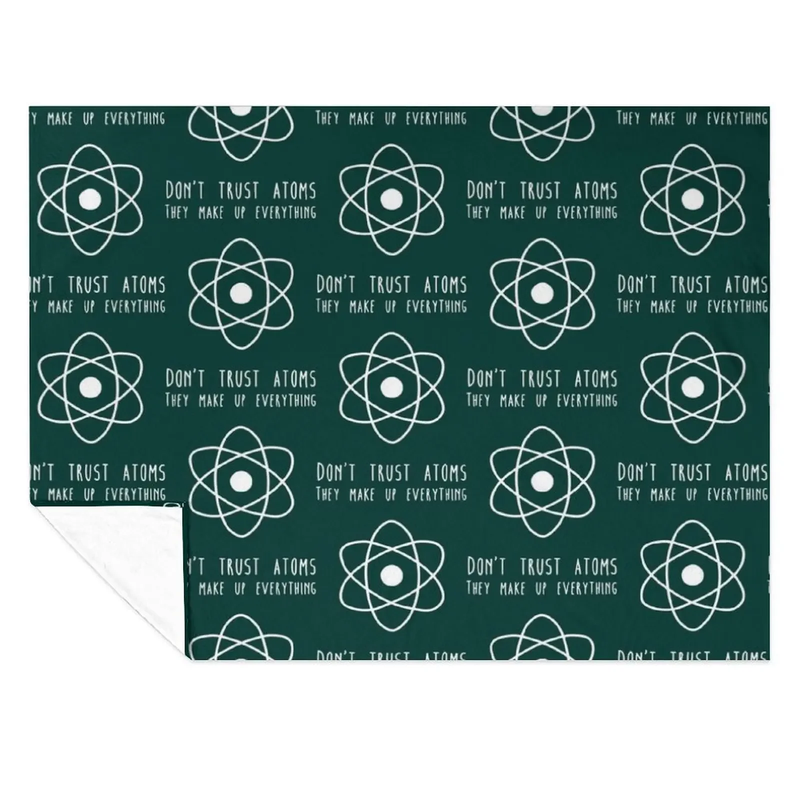 

atoms Throw Blanket Plush Bed Fashionable Luxury Designer Loose Blankets