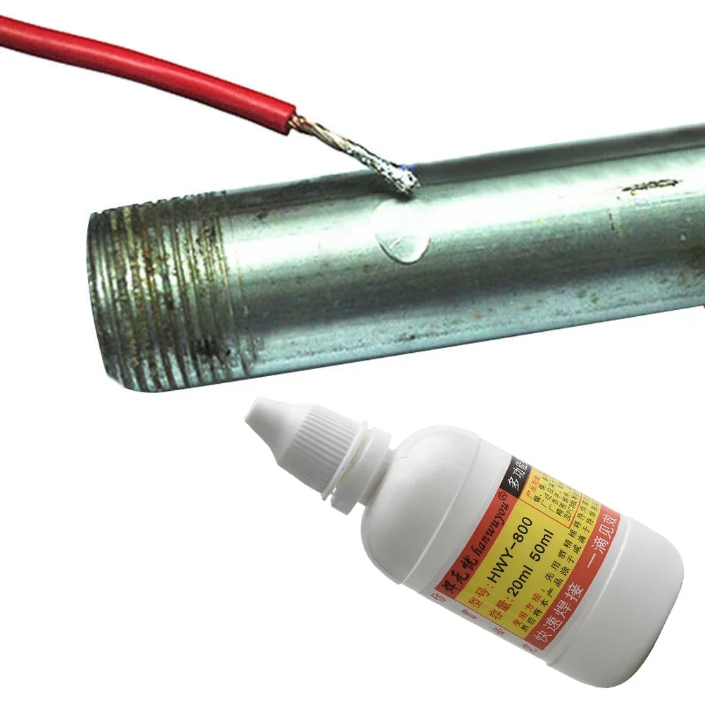 50ML Soldering Flux Tool 1pc Nickel Paste Accessories Copper HLY-800 Stainless Steel Quick Welding New Portable