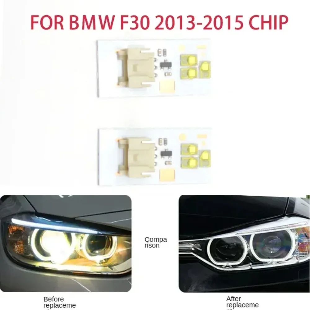 Luz Blanca para BMW Serie 3 F30 2013-2015, Faros Delanteros DRL, Chip de Balasto, Placa de Circuito, Fuente de Luz, Chip de Placa