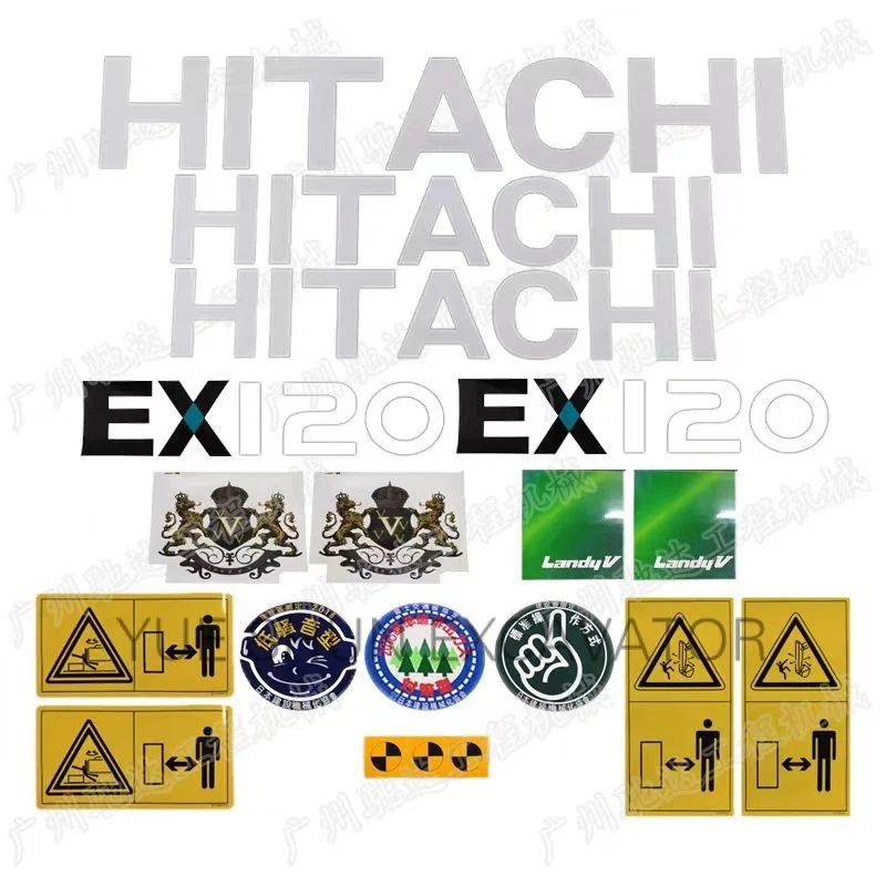 Hitachi zx stickers-AliExpress