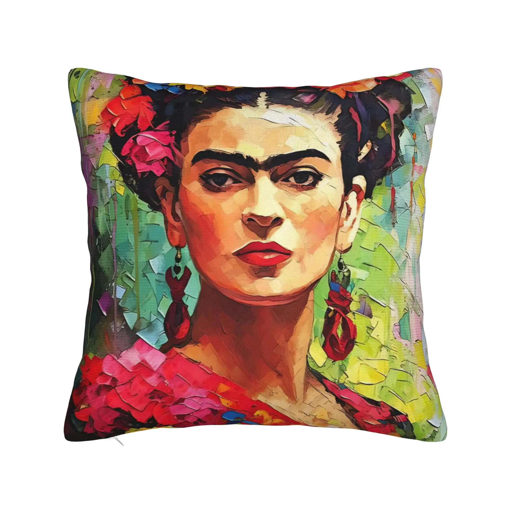 F-Fridas K-Kahlooo Pillow Cover  Morden Pillow Case For Living Room Chair Design Cushion Cover Birthday Present