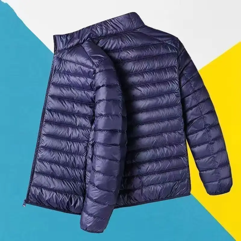 Autumn And Winter New Men's Light And Light Cotton-padded Clothes, Fat Casual Short Cotton-padded Jacket