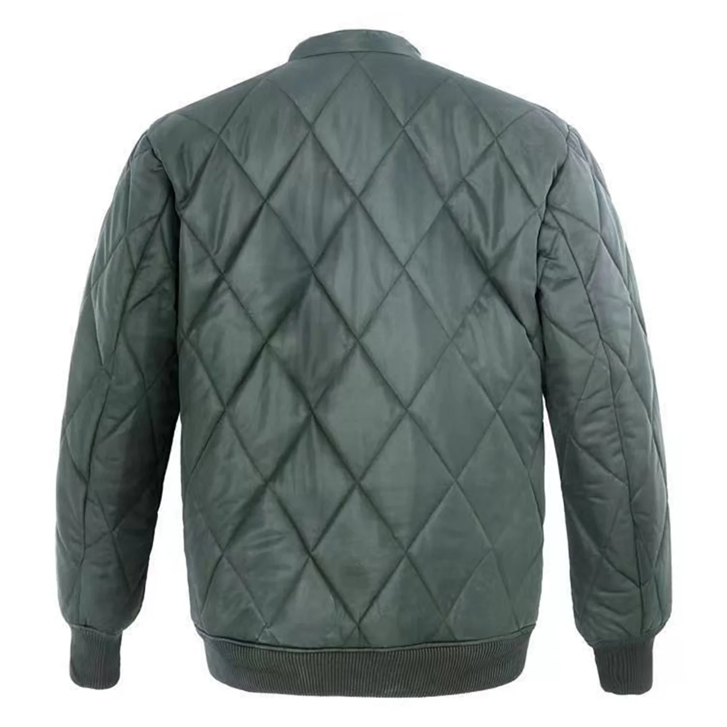 

Youth Faion Winter Jaet een ort Sle Formal Cotton Clothes Set Pine een Color Non-Padded Long Sve irt