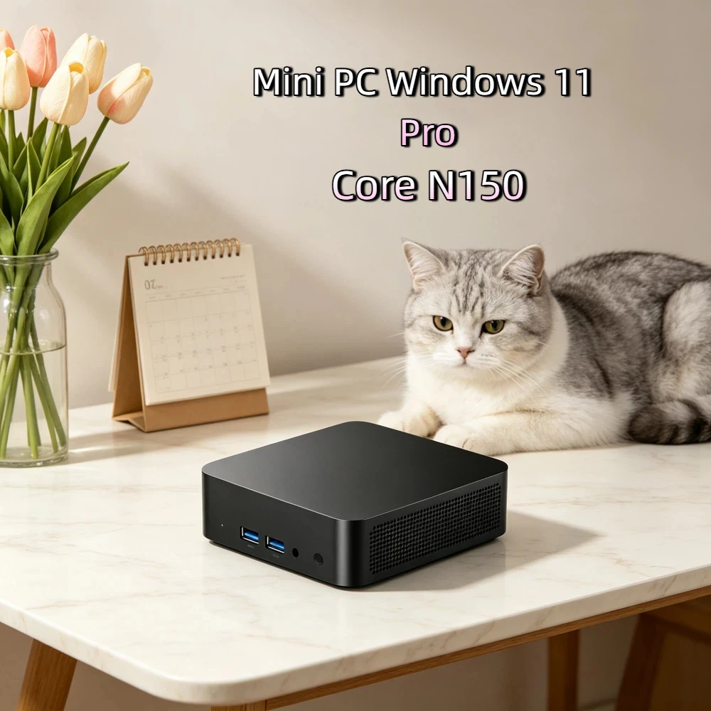 

Giant Mini PC Windows 11 Pro Core N150 32GB RAM 1TB/2TB SSD WiFi6 BT5.2 4K HD Office Gaming PC 3 Years Warranty