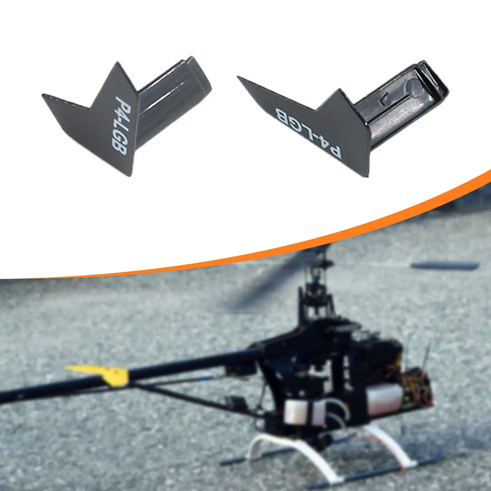 Pezzi di ricambio per riparazione portatili con ali posteriori per elicotteri RC modificati fai-da-te per K160