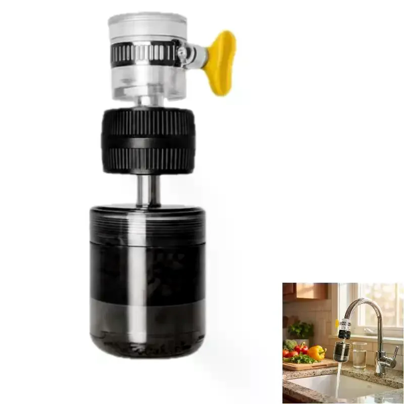 Titanium Faucet Water Filter Efficient Impurity Removal Easy Installation For Home Kitchen Vegetable Washing Daily Use