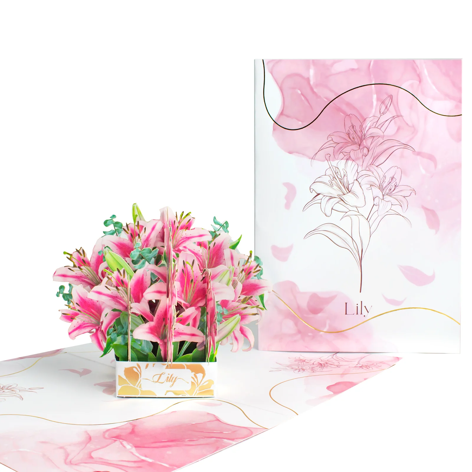 Printing Pop Up Greeting Card, Mother's Day Holiday, Exquisite, Wholesale, Hot Selling