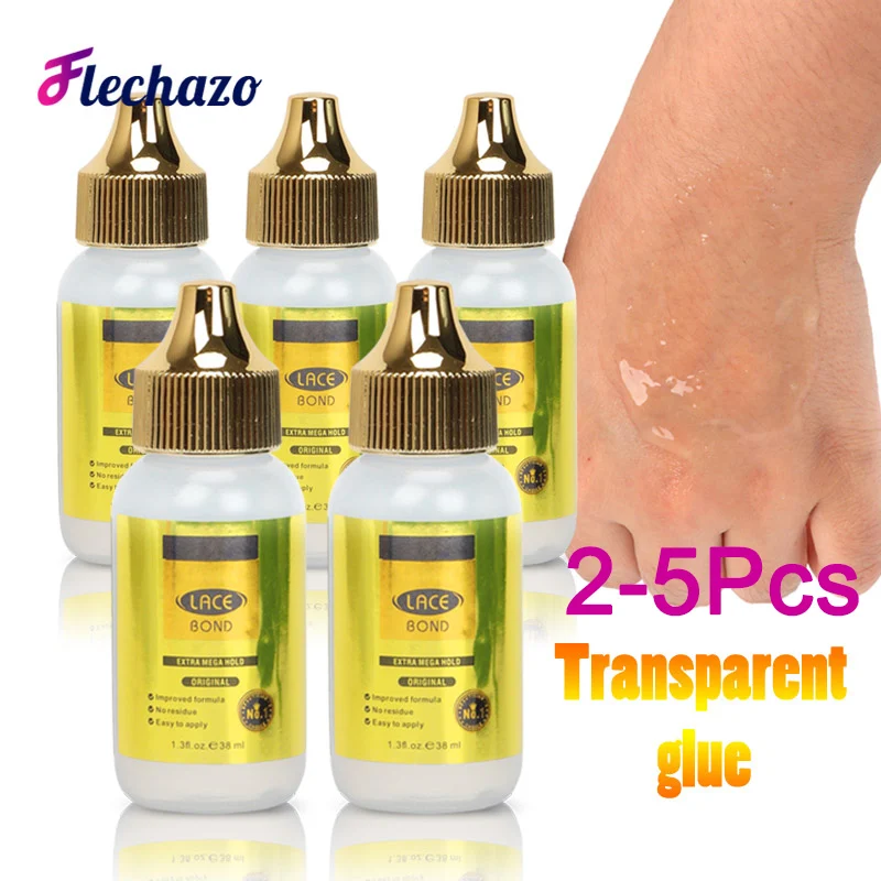 Wig Glue Hair Glue Lace Glue 2-5Pcs Waterproof Lace Front Wig Glue For Wigs Toupees Strong Hold Transparent Lace Adhesive Glue