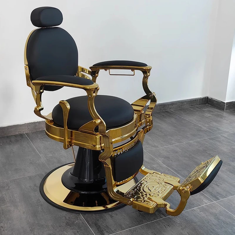 

Heavy-Duty Adjustable Barber Chair Ergonomic Padded Salon Chair Hair Studio Beauty Shop Silla De Corte De Pelo Salon Furniture