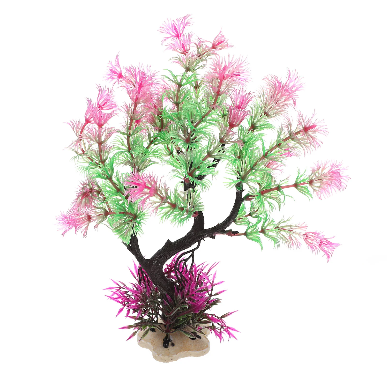 

Plastic Aquarium PlantsVibrant Artificial Fish Tank Decorations Serving Aquatic Plant Pet