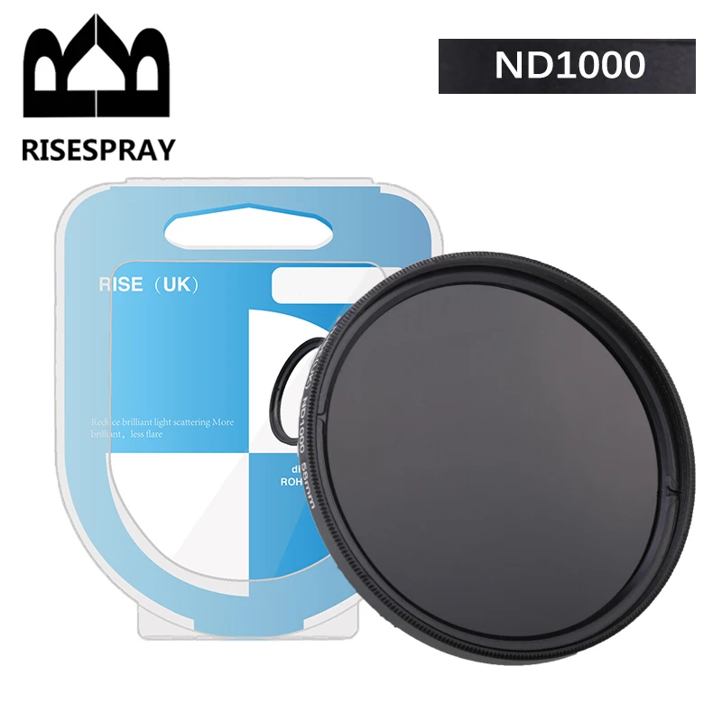 ND1000 Neutral Density Filter for Camera Lens 49MM 52MM 55MM 58MM 62MM 67MM 72MM 77MM 82MM 95MM For Canon Nikon Sony Camera LENS