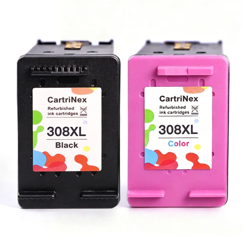 Compatible Ink Cartridge For HP 308XL For HP308 Envy 6120e 6130e 6165e 6520e 6530e DeskJet 2900 - Series Printer