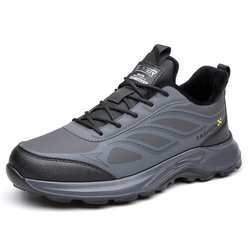 Newsolid Kleur Lichte Luxe Sportschoenen Eenvoudige En Veelzijdige Dagelijkse Casual Herenschoenen Antislip-En Slijtvaste Outdoorschoenen