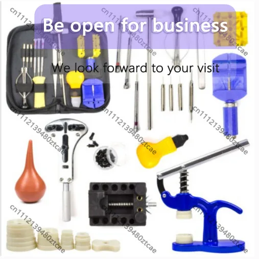 Affordable package, multi-functional, practical, watch repair tool set of 50 pieces, change watch battery watch accessories