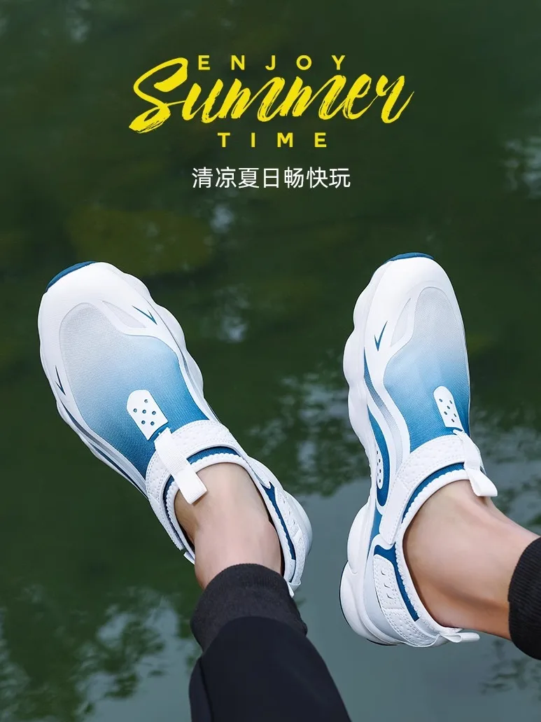 CAMSSOO Zapatos senderismo transpirables hombre – Agua montaña - imagen 3