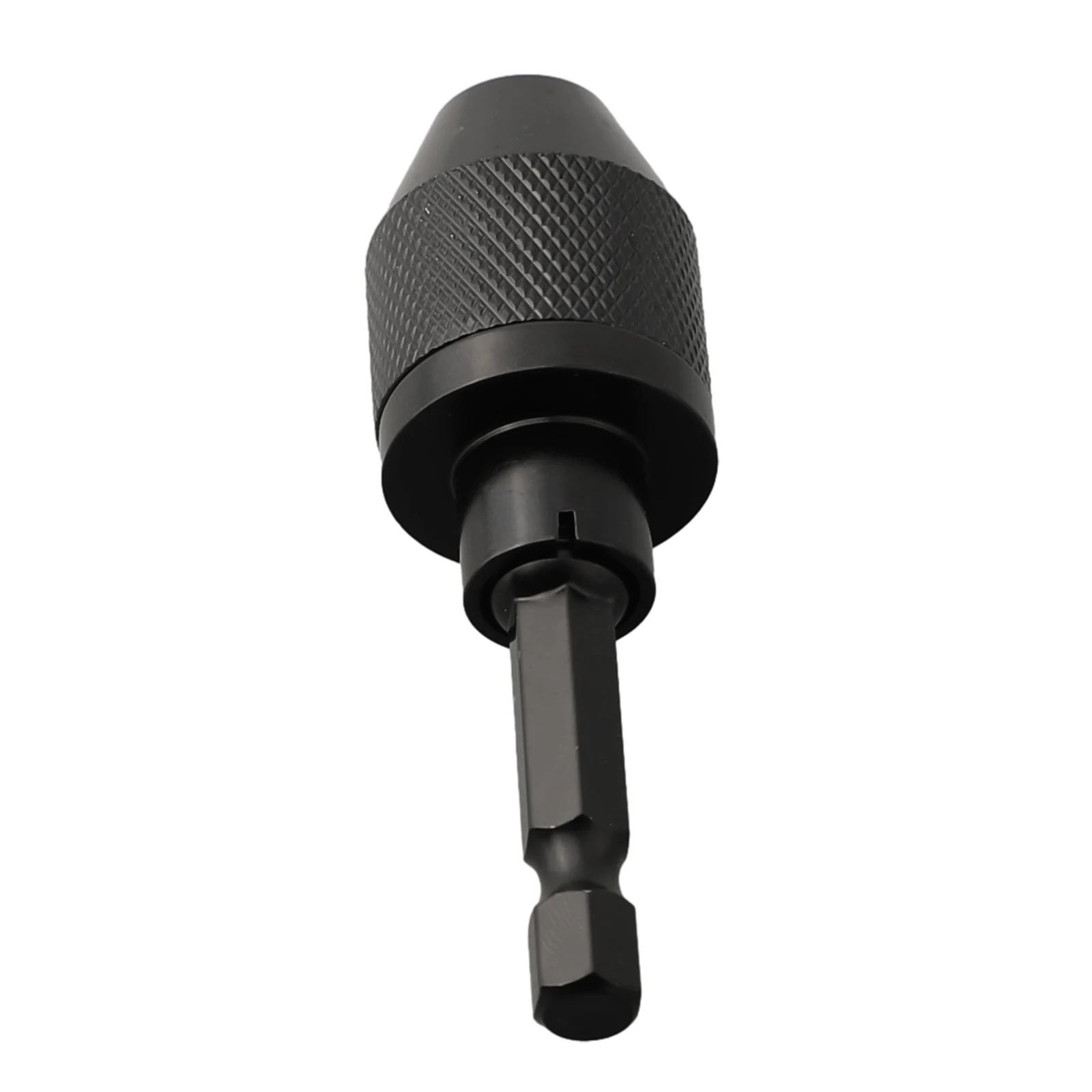 1/4 inch Hex Shank Keyless Chuck Adapter for Converting Quick Change Systems to Accept Round Shank and Hex Shank Drill Bits