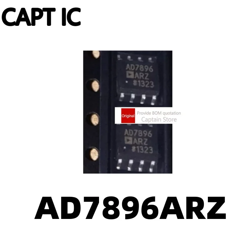 5PCS AD7896AR AD7896ARZ AD7896 Analog to Digital Converter Chip SOP8