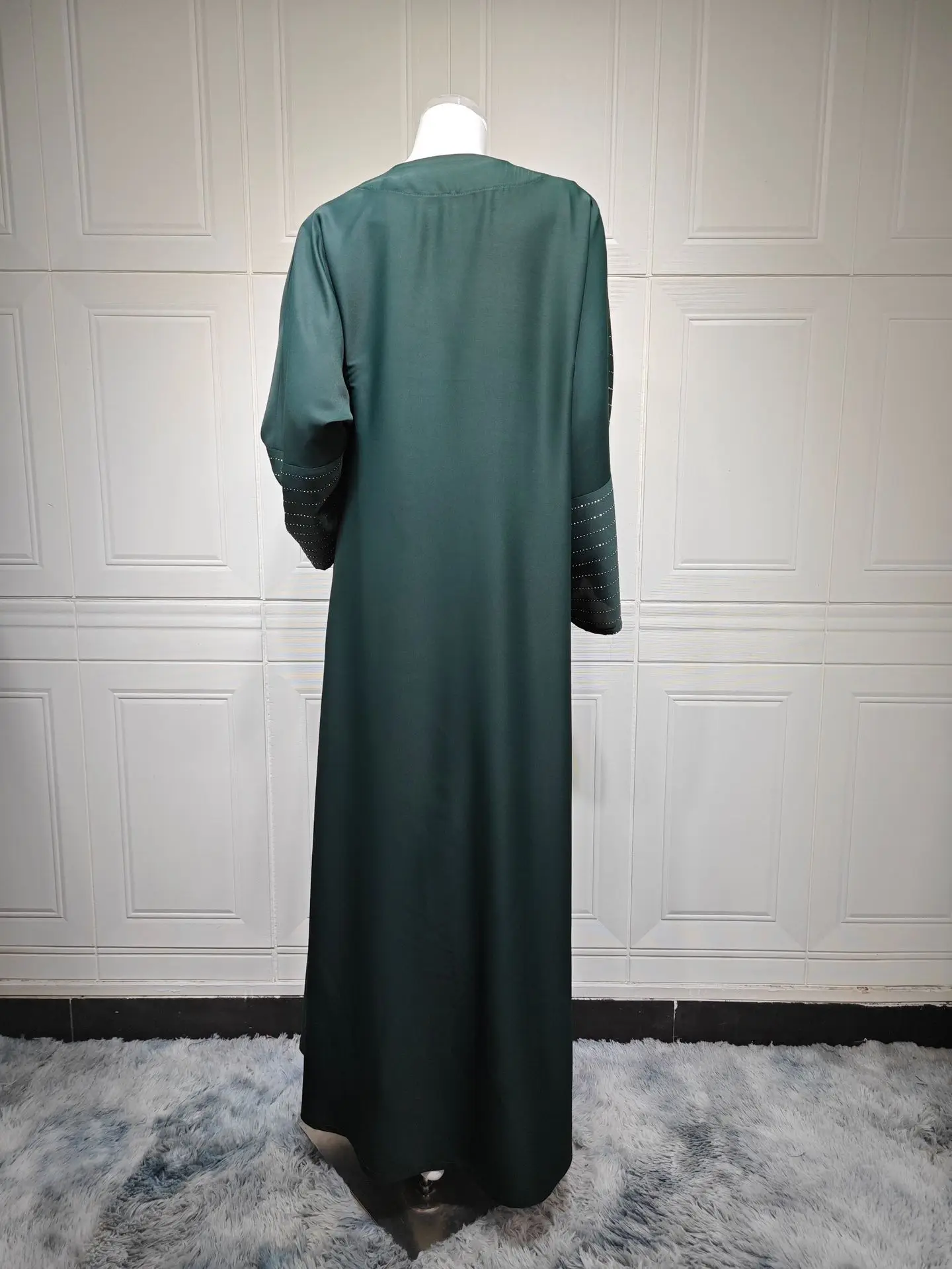 

Eid Women Front Open Cardigan Burqa Dubai Kimono Robe Button Abayas Jalabiya Muslim Dress Ramadan Kaftan Islam Clothing Arab New