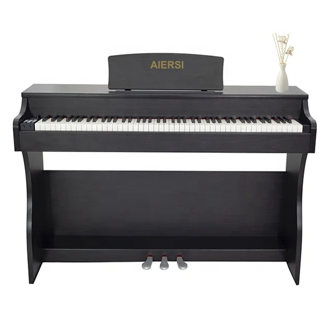 88‑Keys Weighted Upright Digital Piano Hammer Action Wooden Keyboard for Adult Child Home Learning Teaching Use