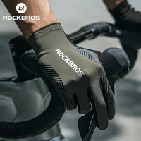 ROCKBROS guantes de ciclismo Primavera Verano guantes pantalla táctil antideslizante transpirable MTB bicicleta de carretera correr Fitness gimnasio guantes de Motor