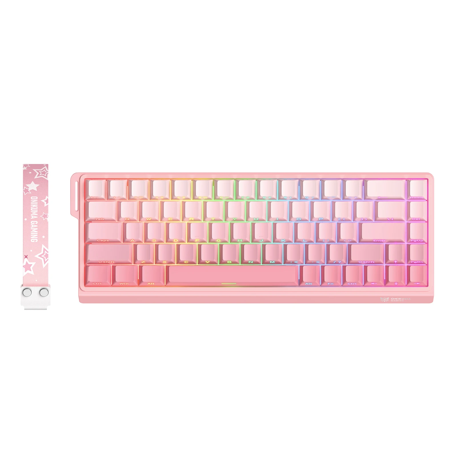 ONIKUMA New Magnetic Axis Keyboard G69 RGB Lighting Effect 8Khz Return Rate Full Segment RT 0.02mm Accuracy for E-sports Player