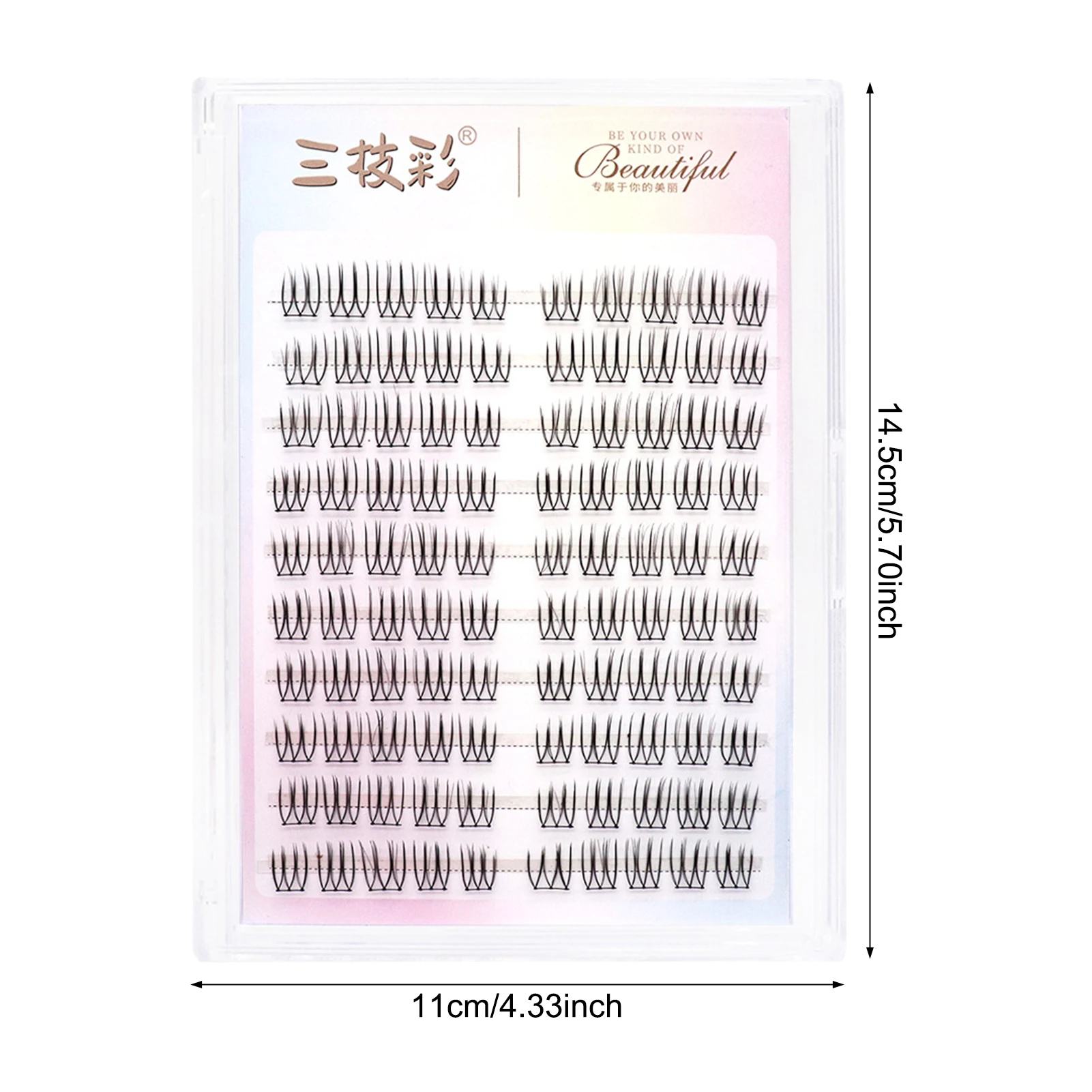 つけまつげ C カール 7-13 ミリメートルまつげクラスターナチュラルつけまつげエクステンション初心者 & 上級者向けのメイクアップツール