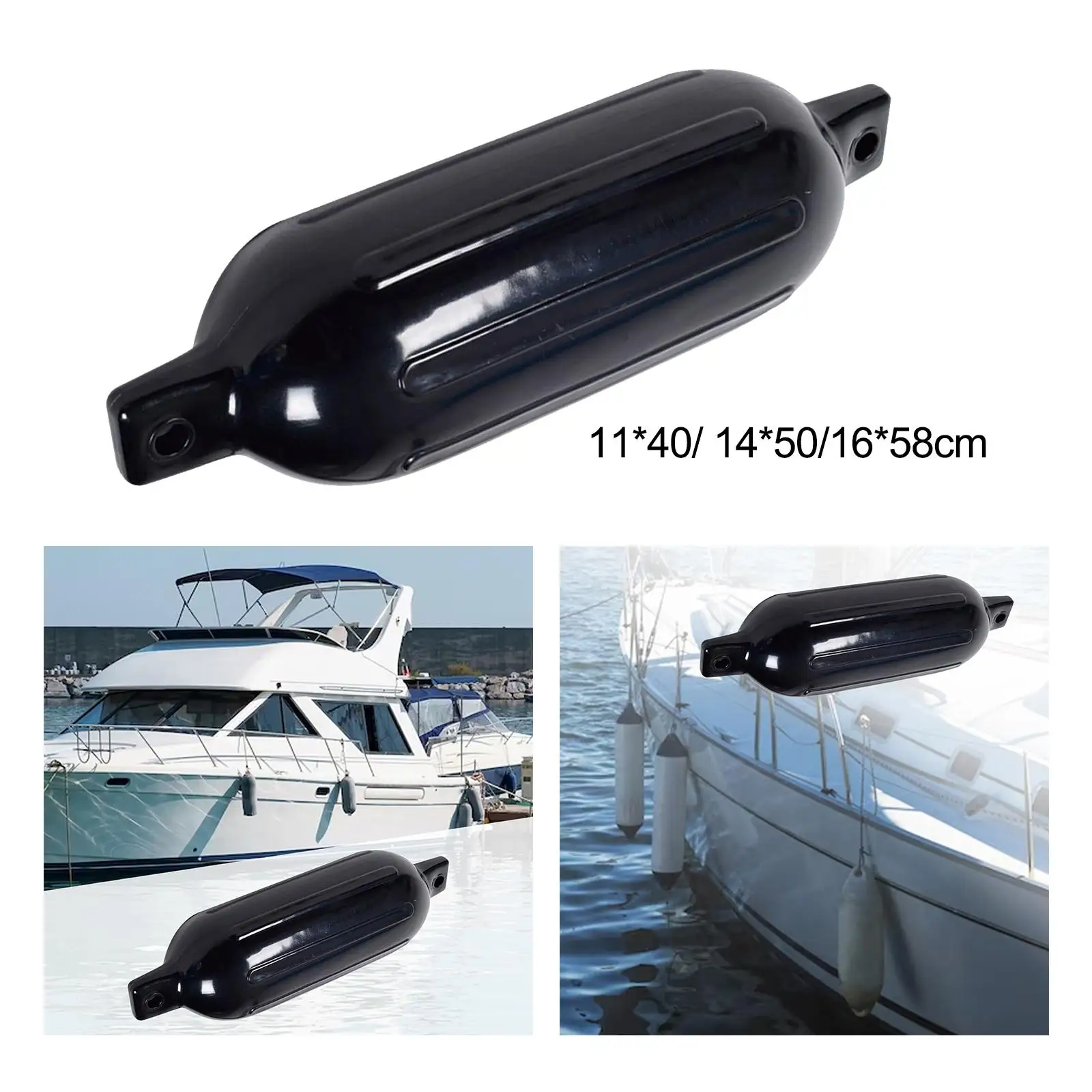 Boat Inflatable Boat Anchor Boat s Protection Ribbed Bumper for Small Boat, Yacht, Small Sailboat, Boat