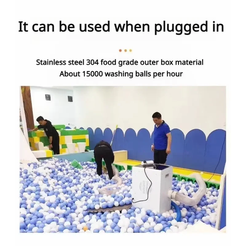MINI Ball Washing Machine voor Indoor Speeltuin Pretpark Ball Pool Ball Cleaning Machine