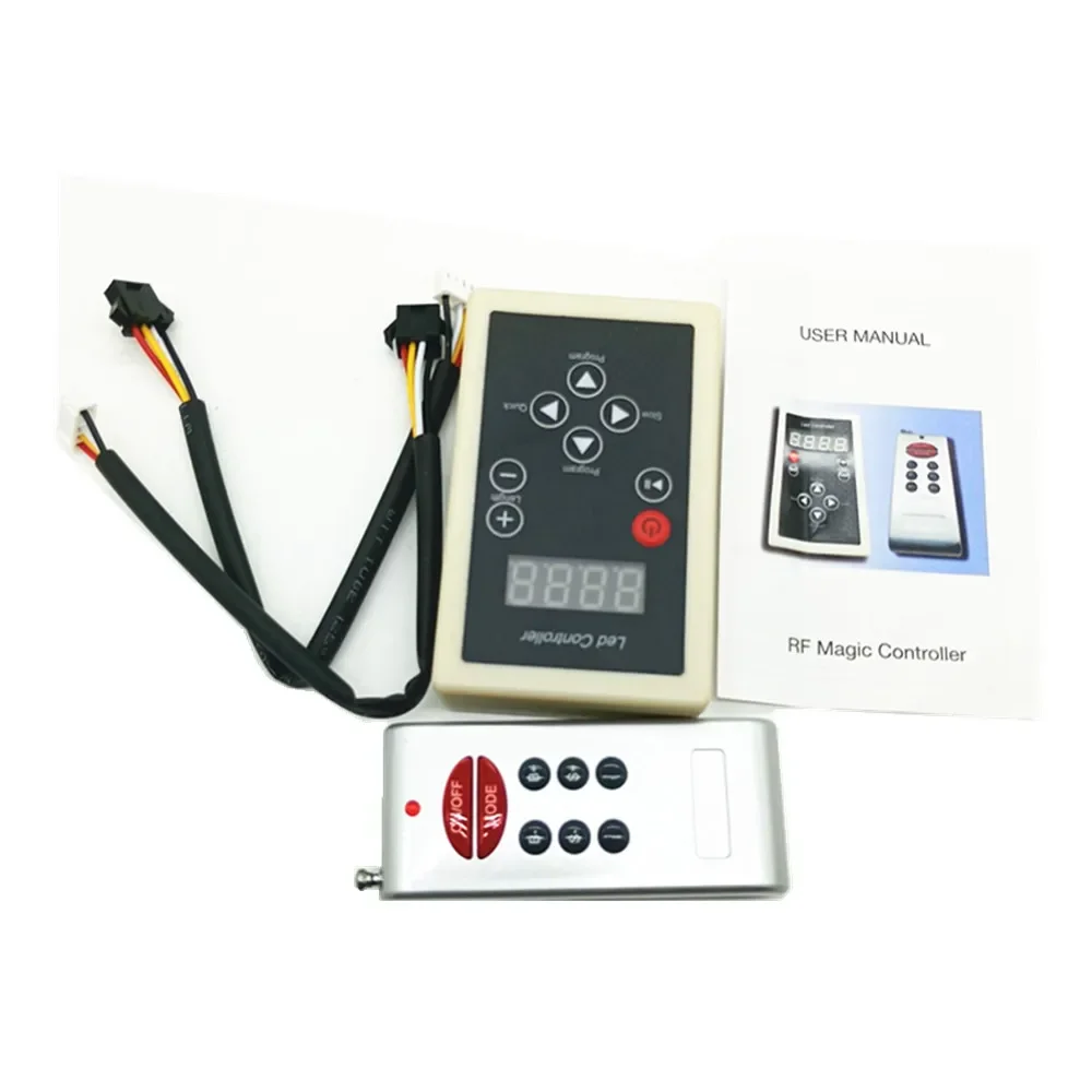 6803 RF Controller 133 Change for Dream Magic Color Chasing 5050 RGB LED Strip .Colorful strip